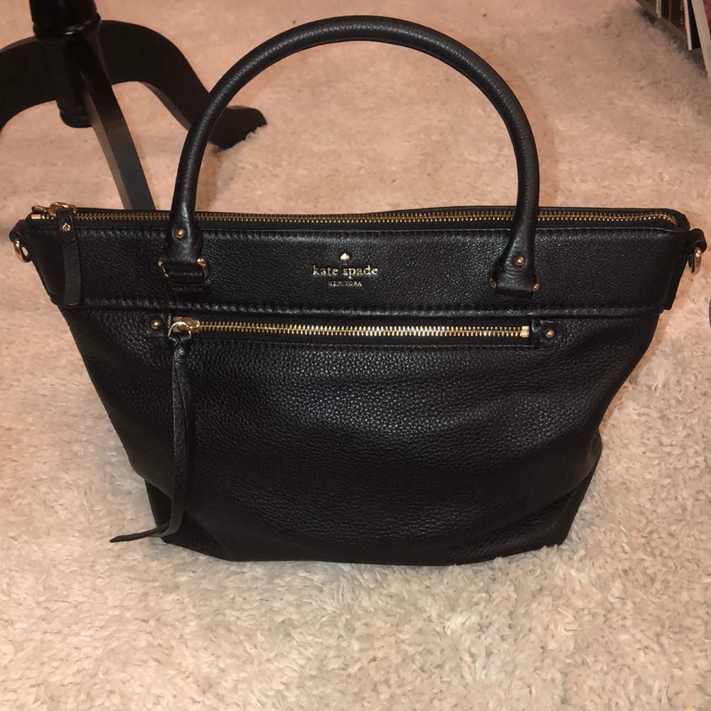 USED Kate Spade satchel bag- Black